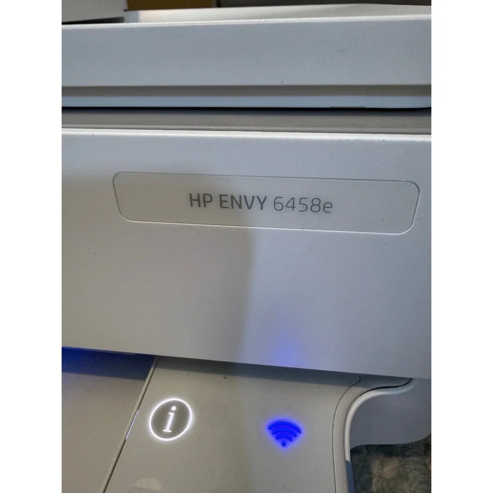 HP ENVY 6458e All-in-One Wireless Color Inkjet Printer Scanner Copier White
